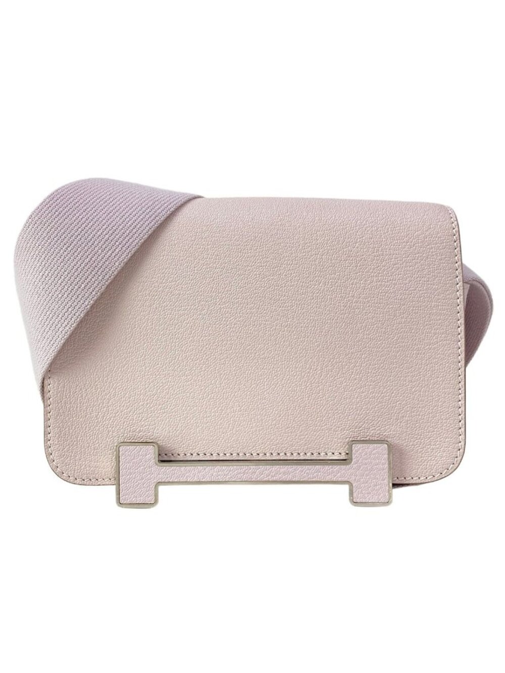 Hermes Shoulder Bag Geta Mauve Pale Chai Silver